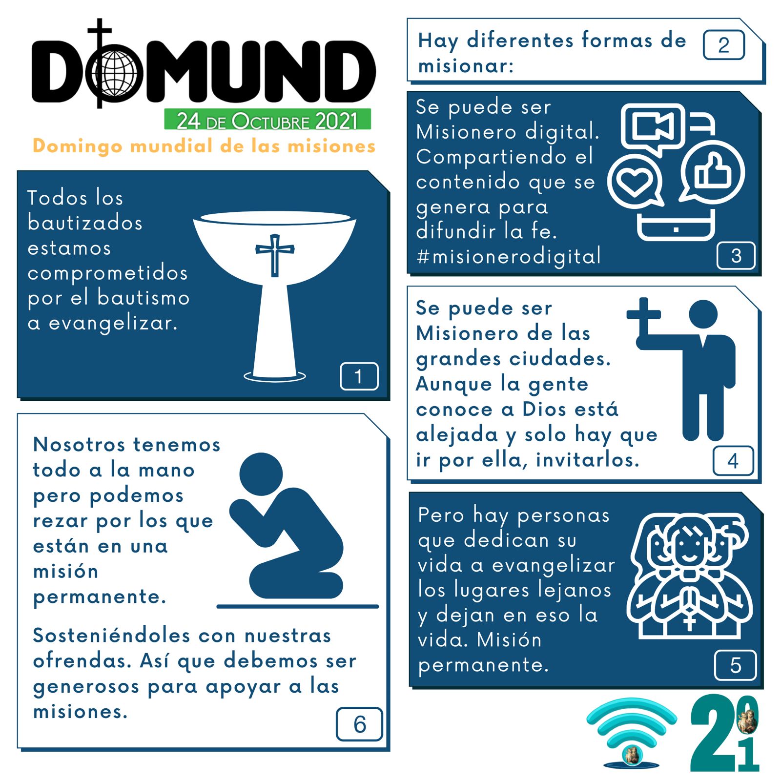 Domund 24 de Octubre de 2021