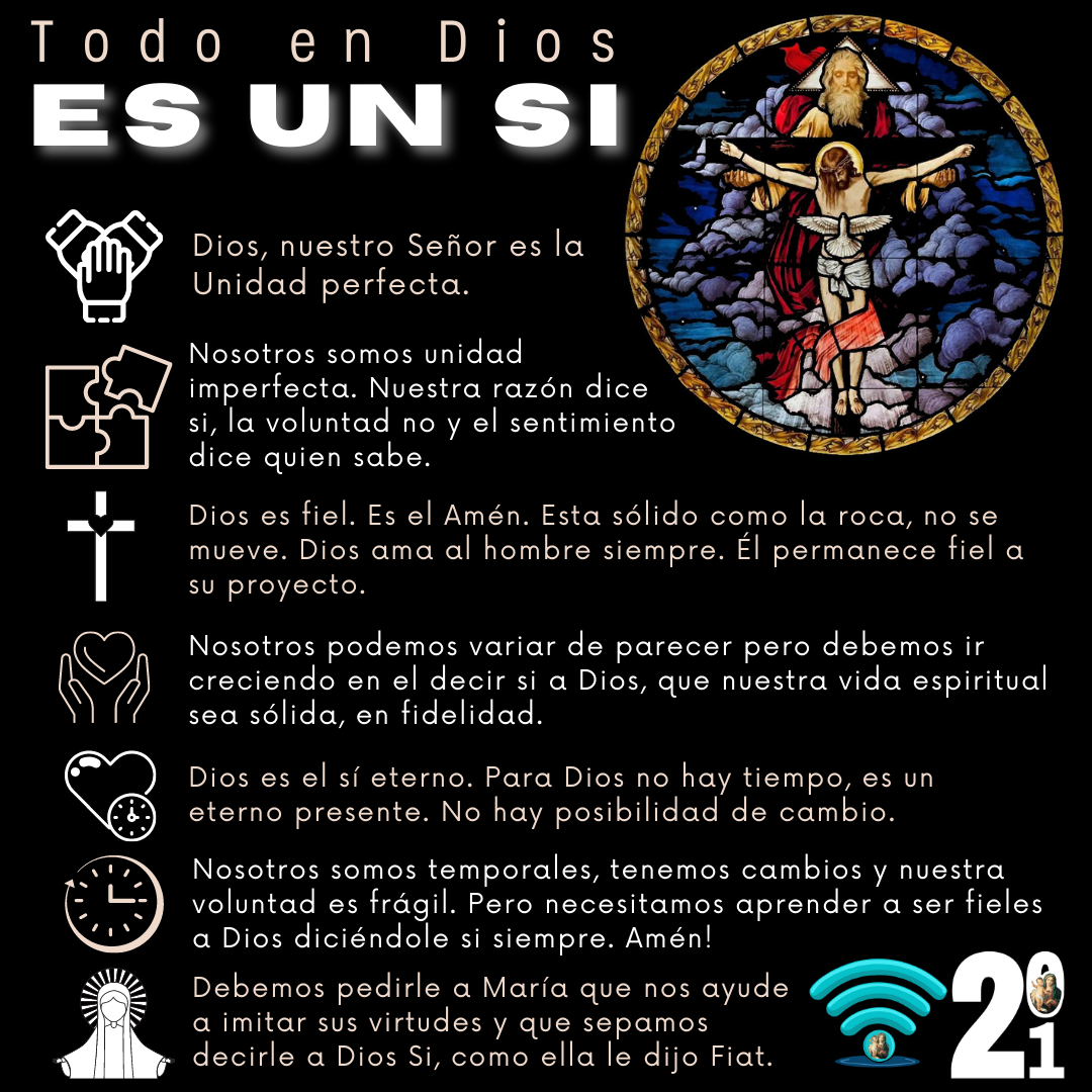 Todo en Dios es un si