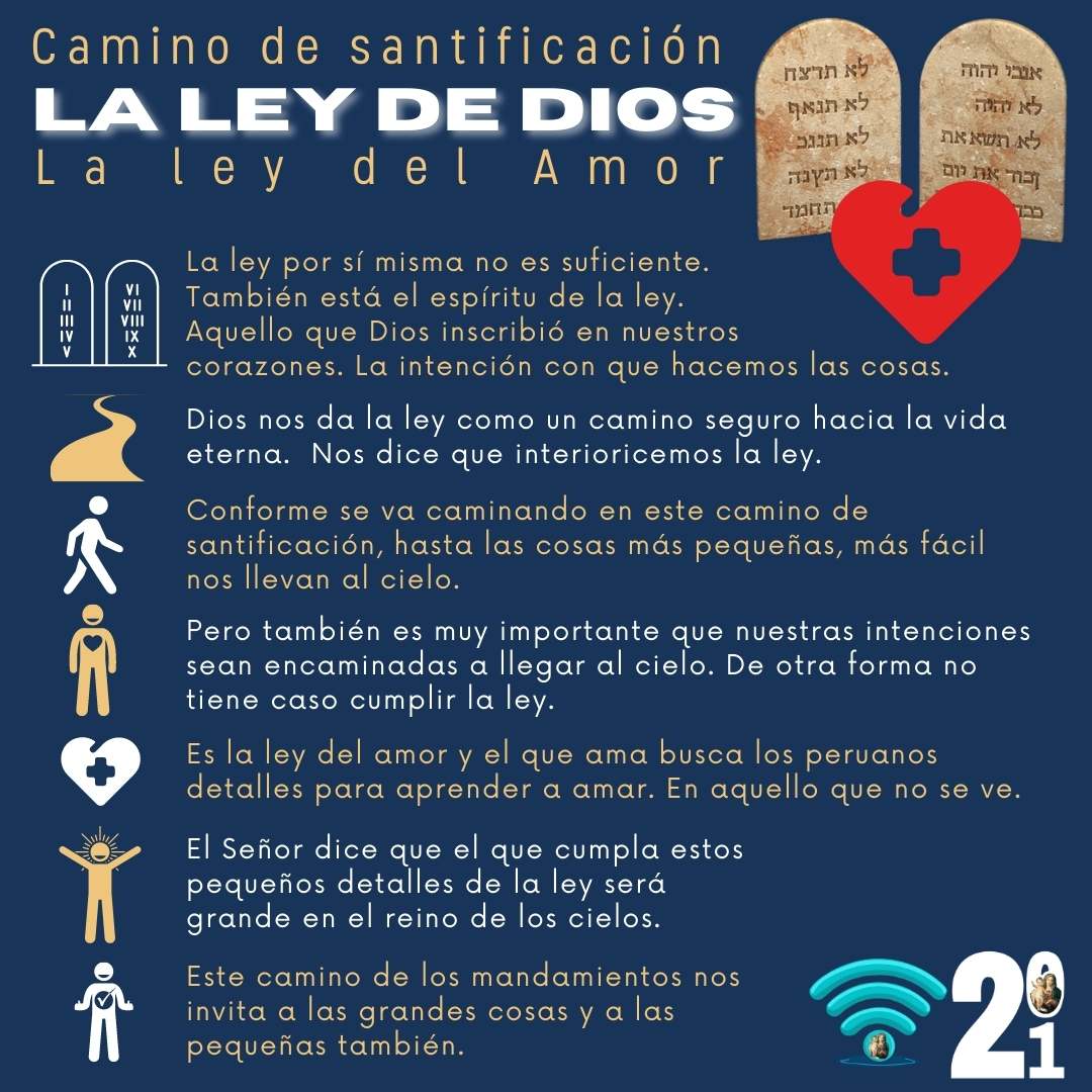 La ley de Dios. La ley del Amor.