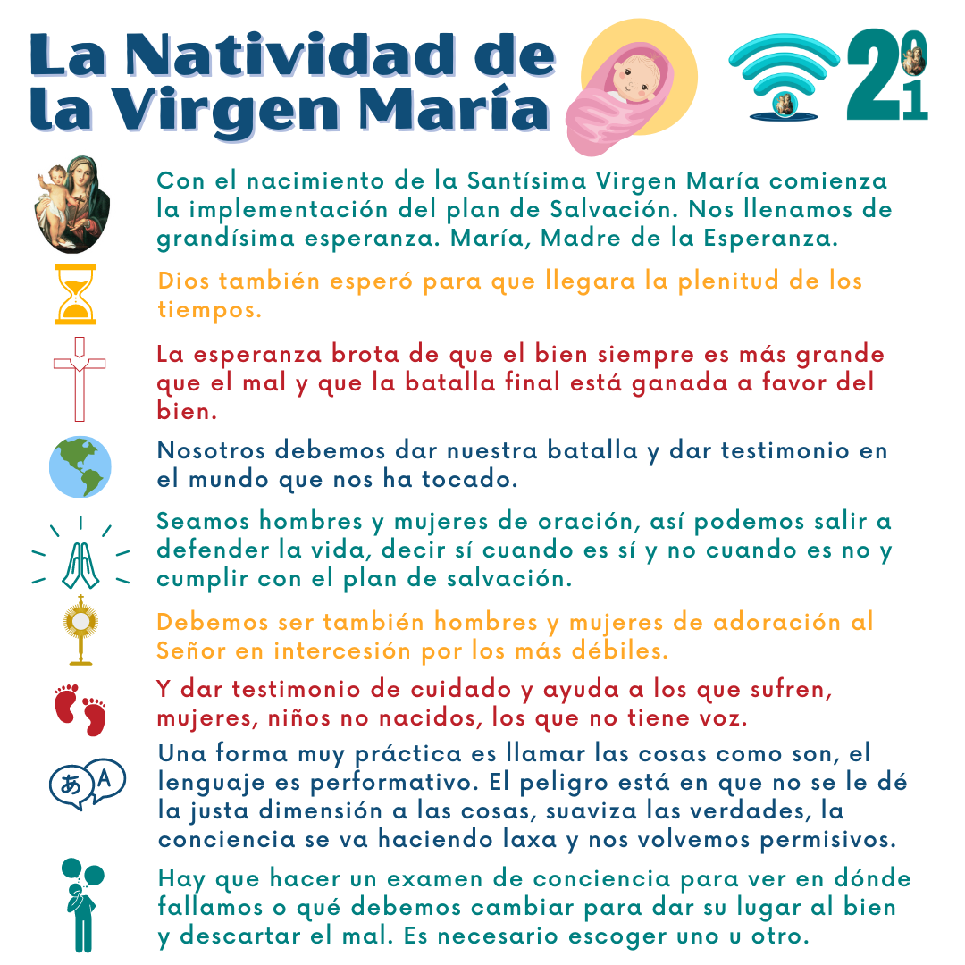 La Natividad de la Virgen María