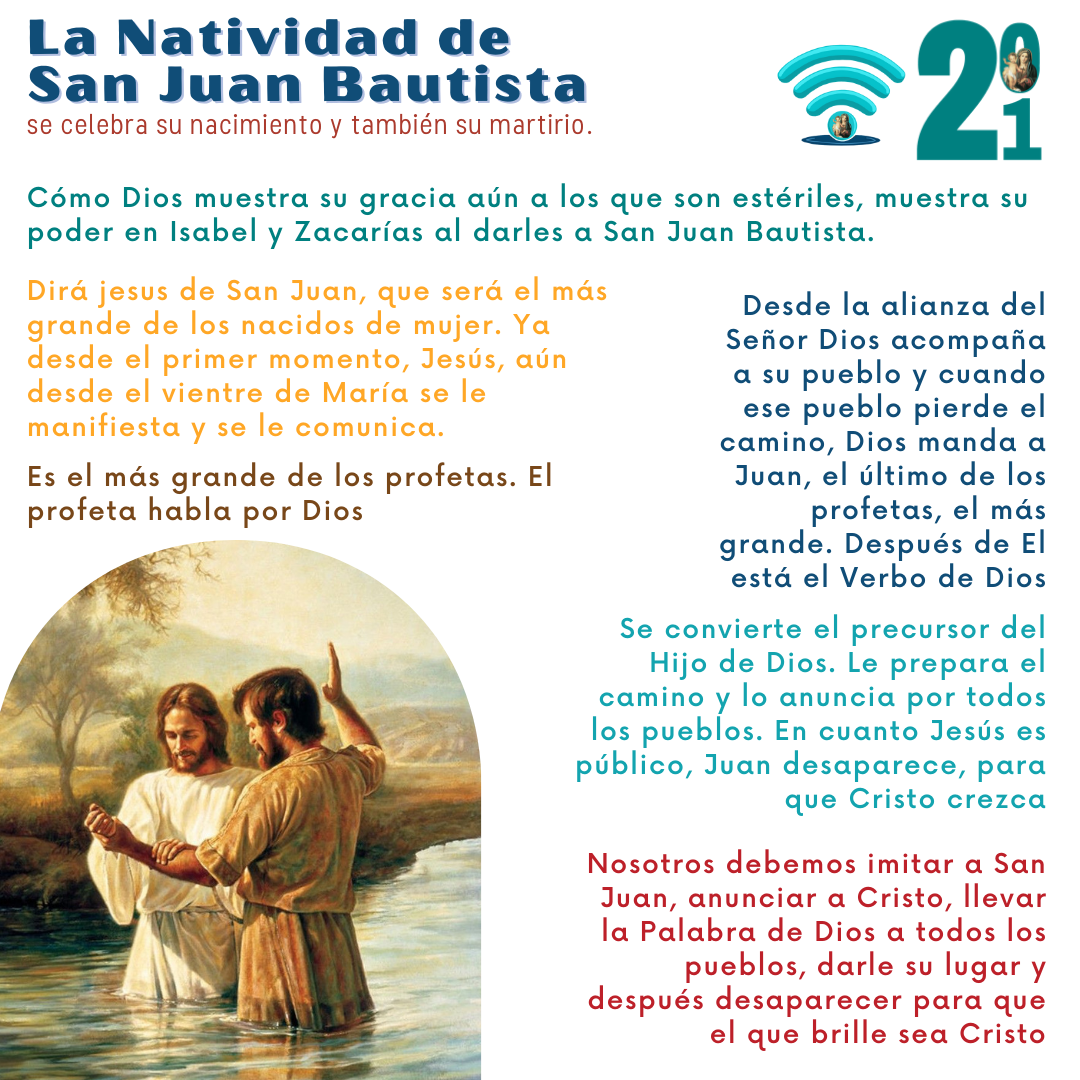 La natividad de San Juan Bautista