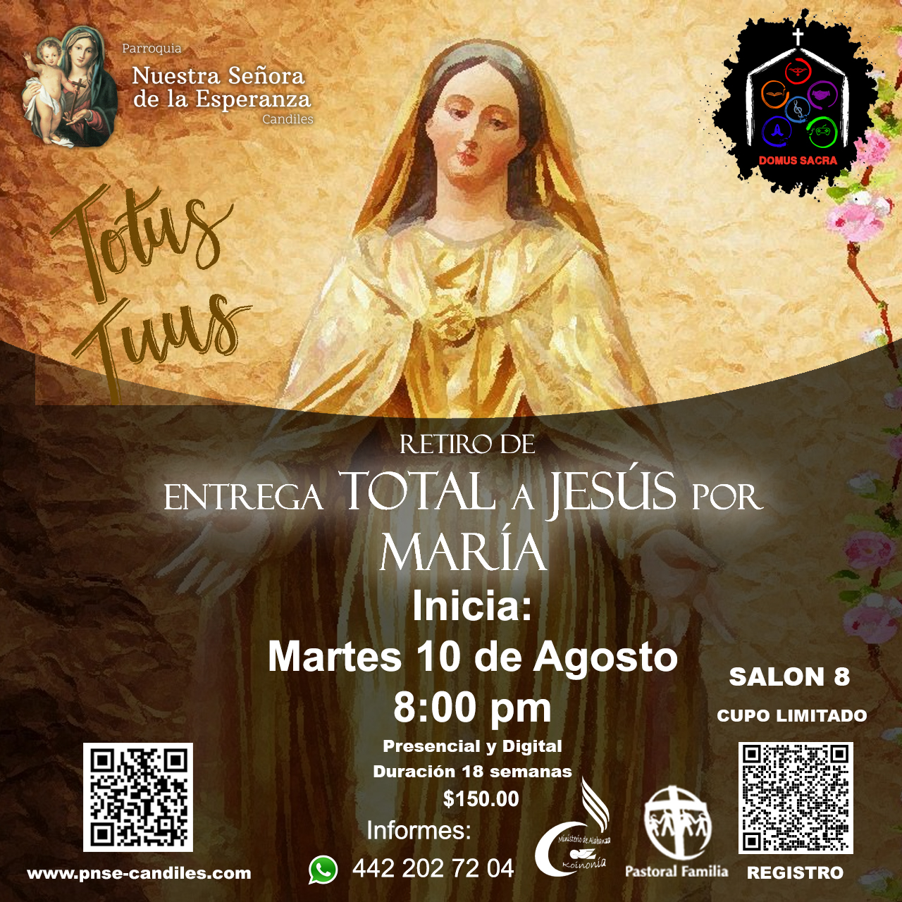 Retiro de Entrega Total a Jesús por Maria