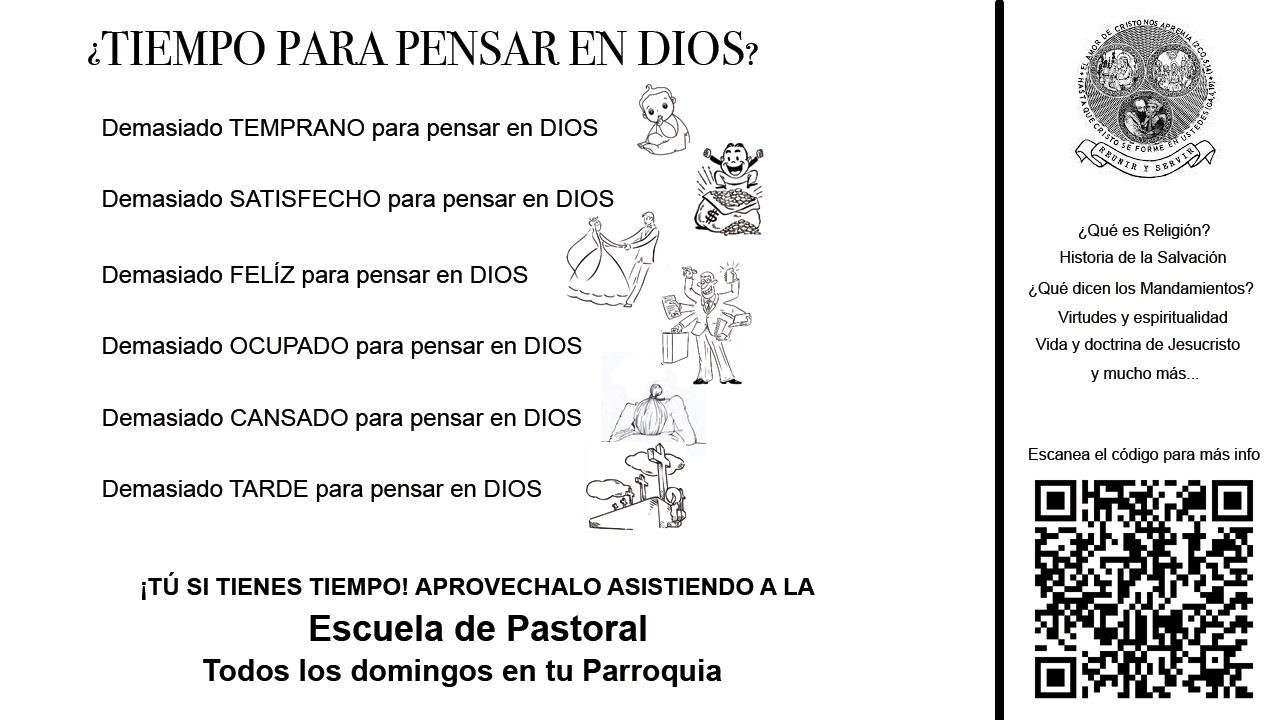 Invitación a la Escuela de Pastoral