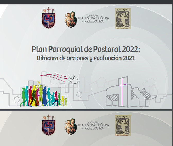 Imagen de la portada del Plan Pastoral Parroquial 2022