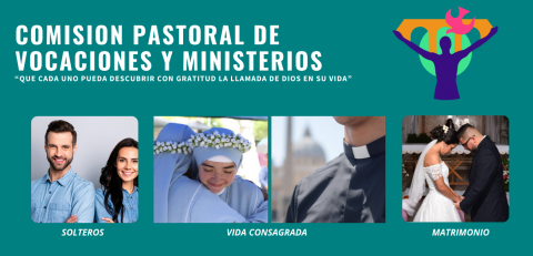 Imagen principal de la comisión pastoral de vocaciones y ministerios