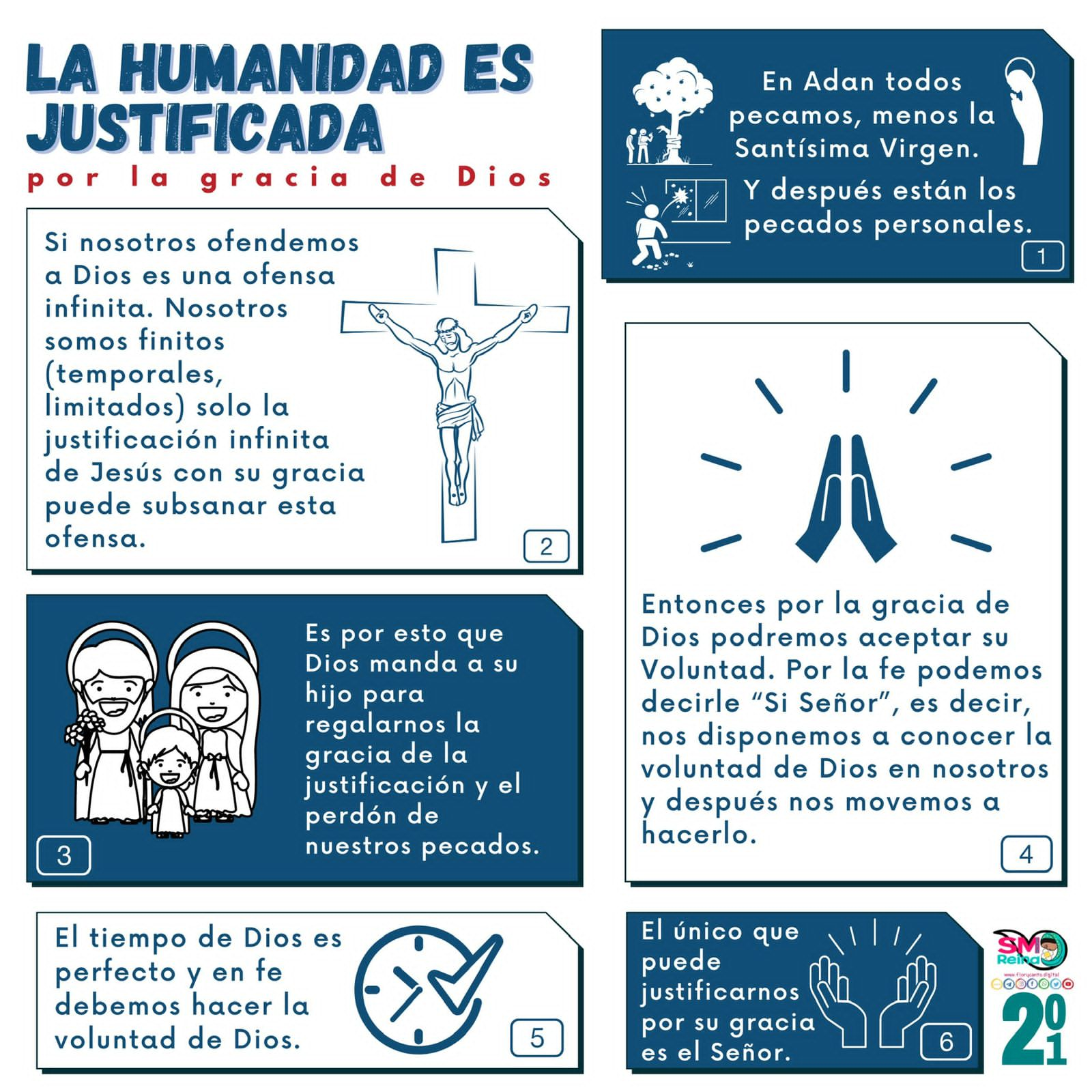 La humanidad es justificada por la gracia de Dios