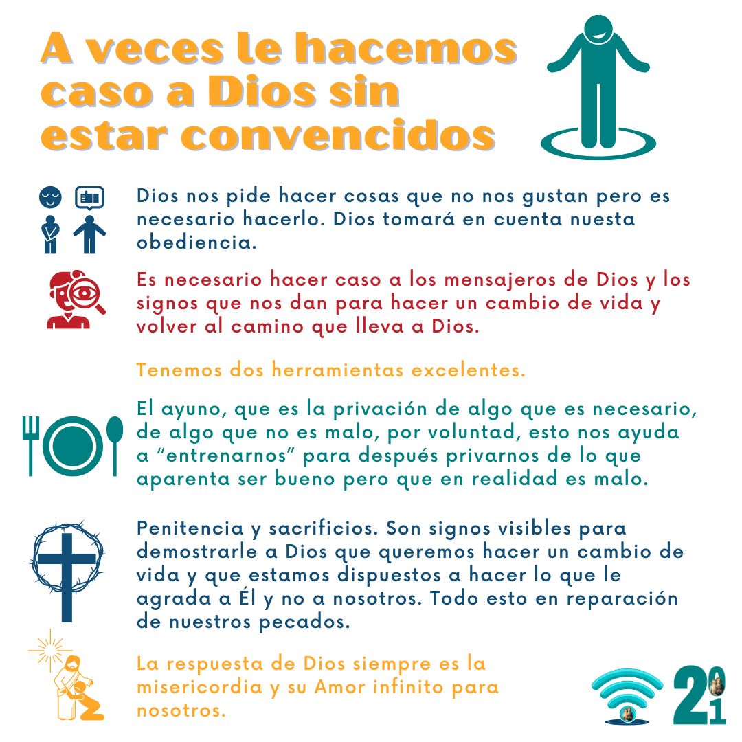 A veces le hacemos caso a Dios sin estar convencidos